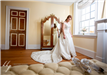 Bride in Master Suite
