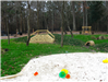 Sand Area and Climbing Wall