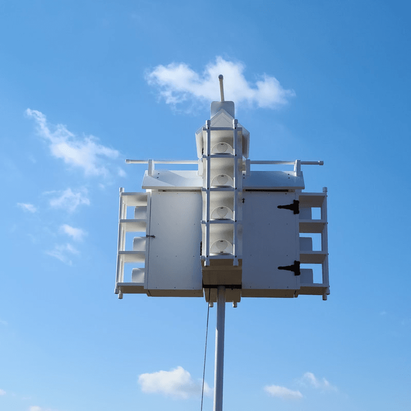 Closeup of Installed Birdhouse