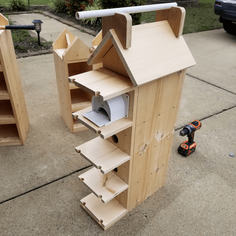 Adding the White Igloo on the Porch