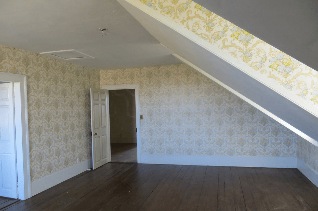 Room with Sloped Ceiling