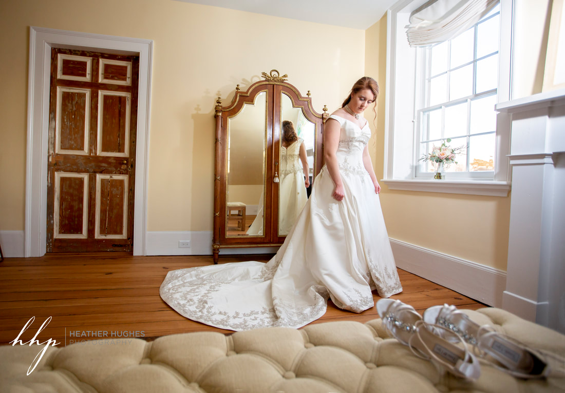 Bride in Master Suite